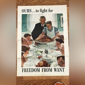 WWII original war bond poster